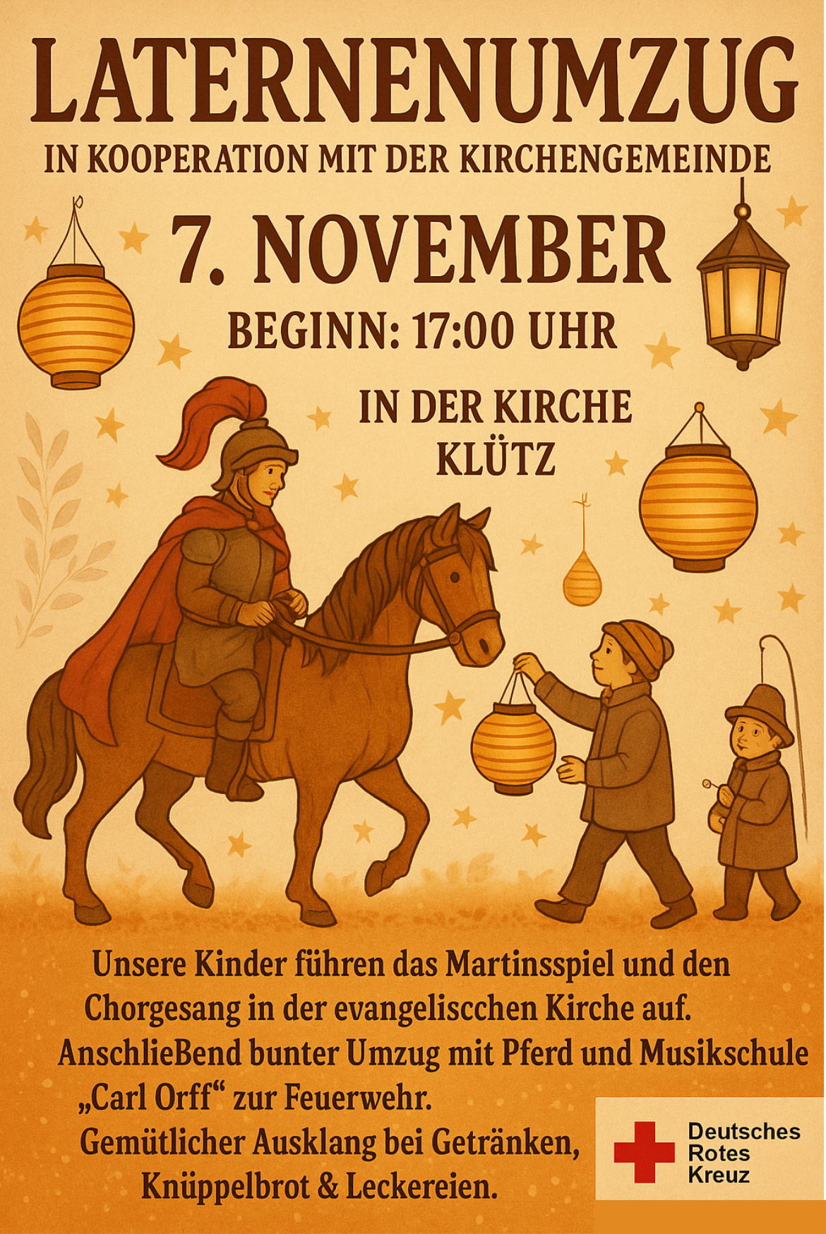 Plakat Sankt-Martins-Umzug