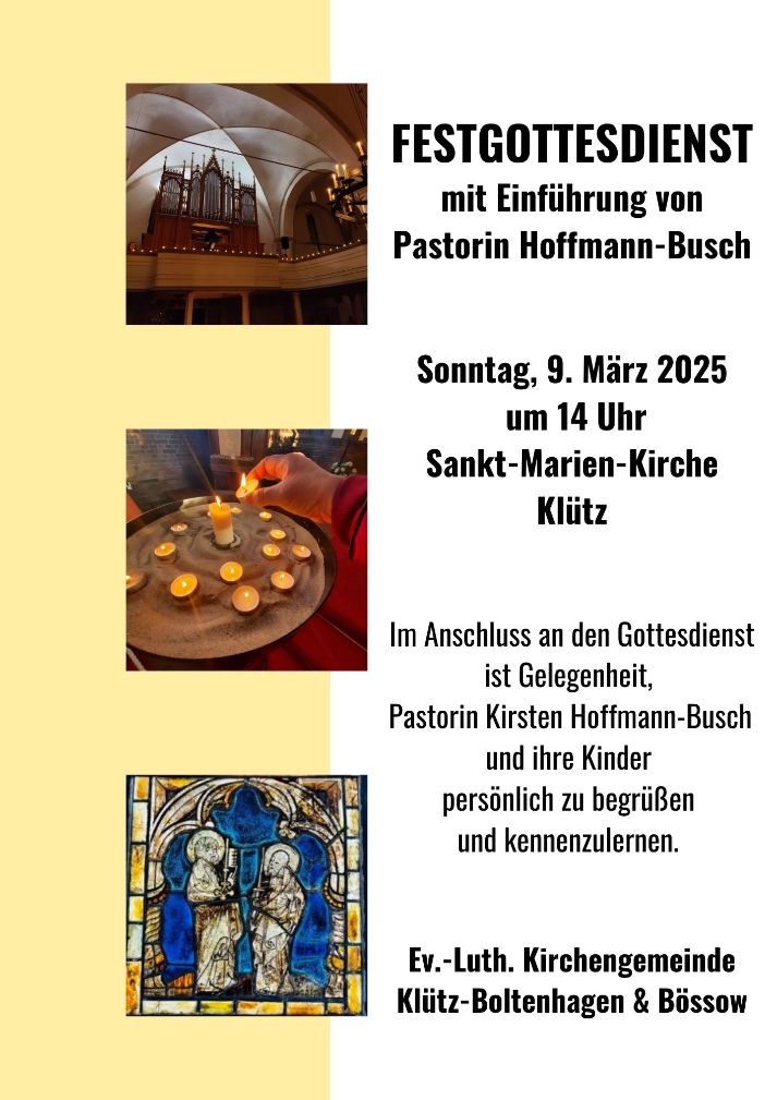 Plakat Festgottesdienst