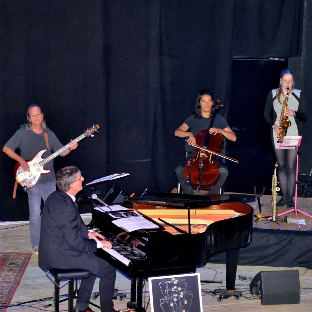 Einfachich und Band beim Konzert