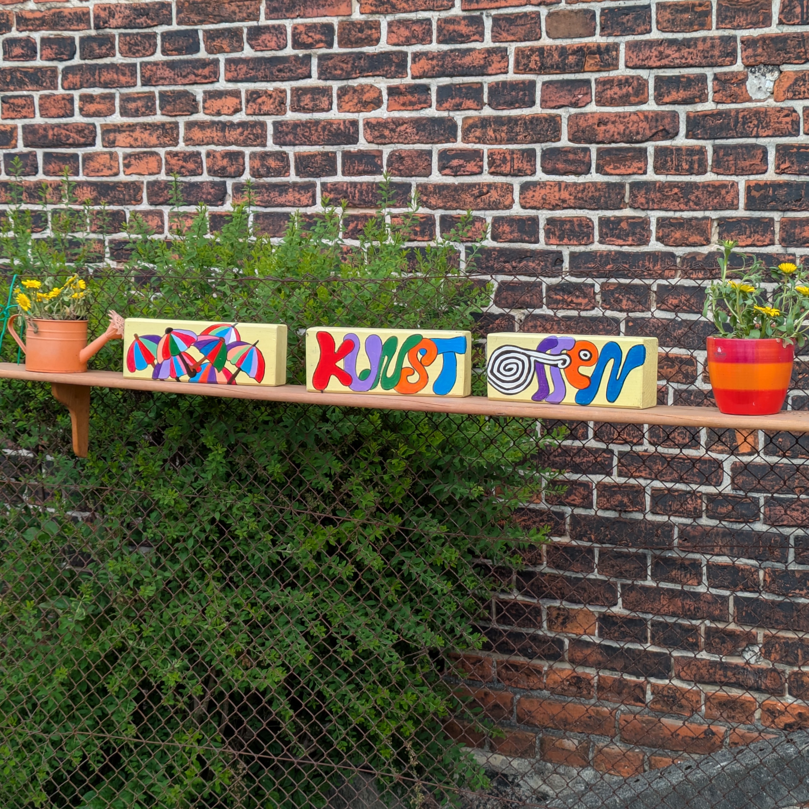 KunstOffen - Eingangsschild