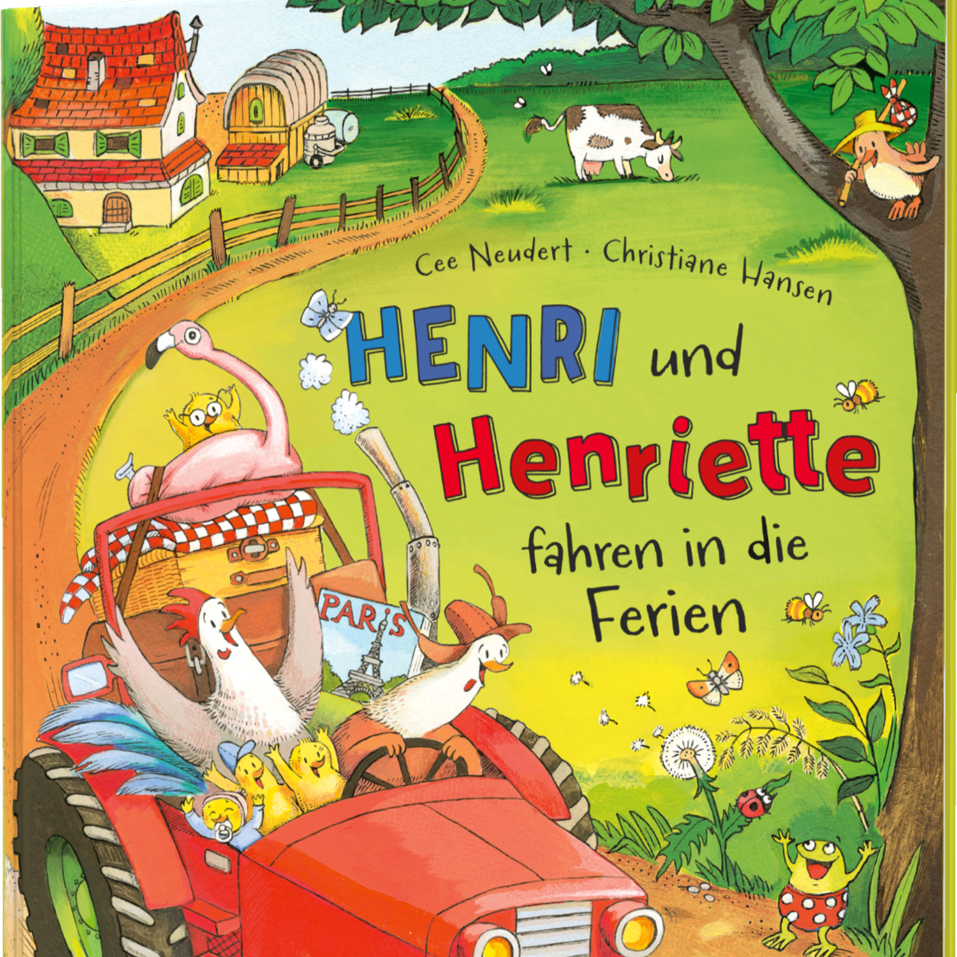 Buchcover Henri und Henriette fahren in die Ferien