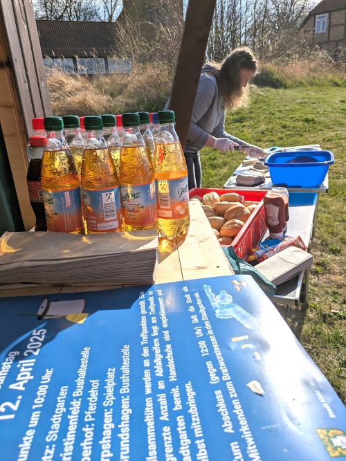 Richtfest Sozialgebäude Sportanlage Klütz