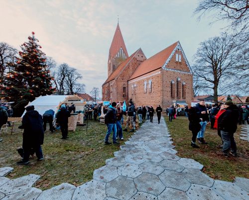 Richtfest Sozialgebäude Sportanlage Klütz